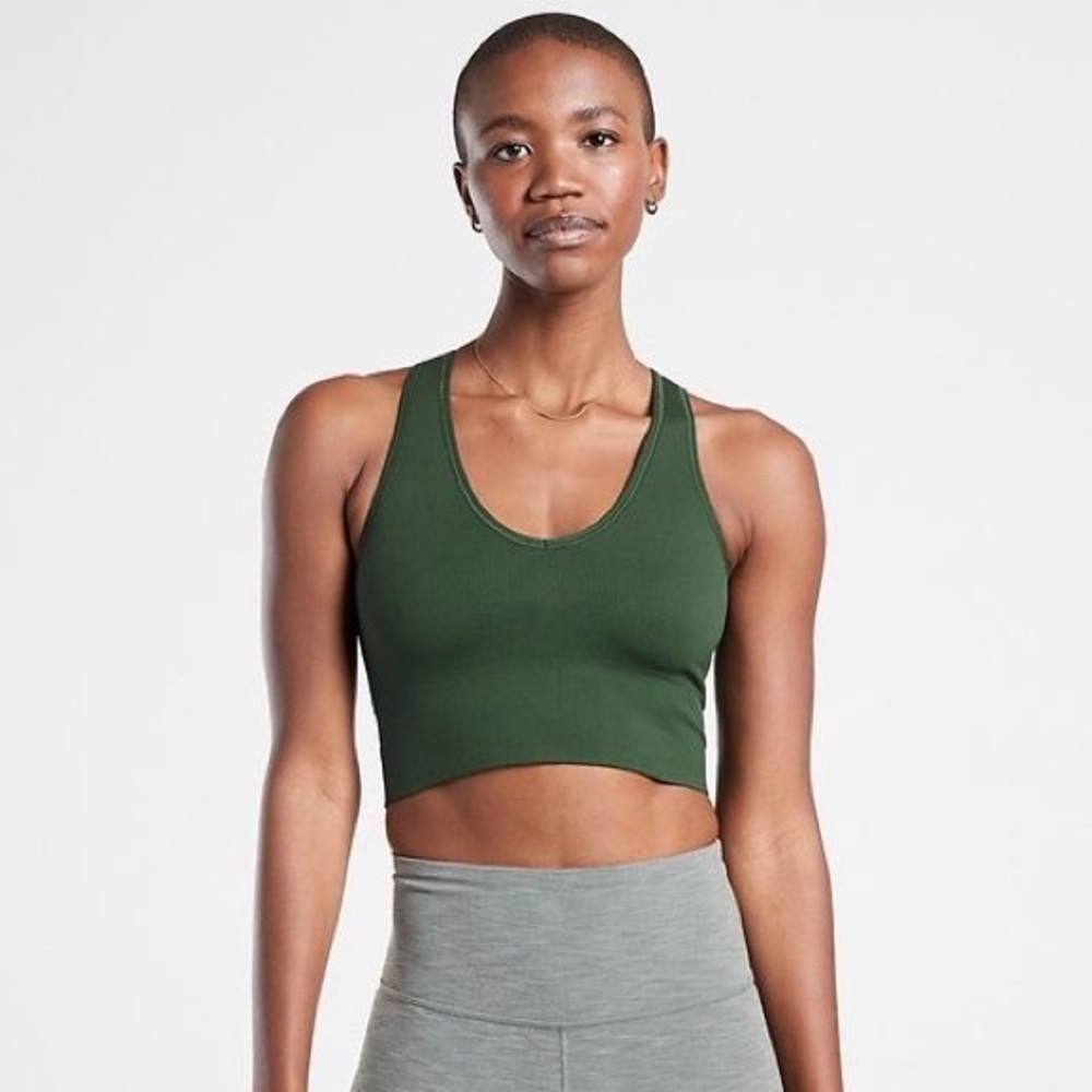 Aurora seamless crop rib tank